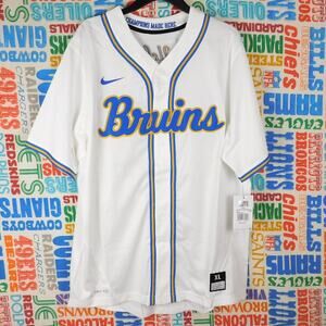 Nike UCLA Bruins Baseball Jersey Size XL Button Up White New With Tags